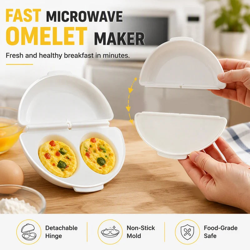 QuickEgg 2-In-1 Microwave Egg Maker
