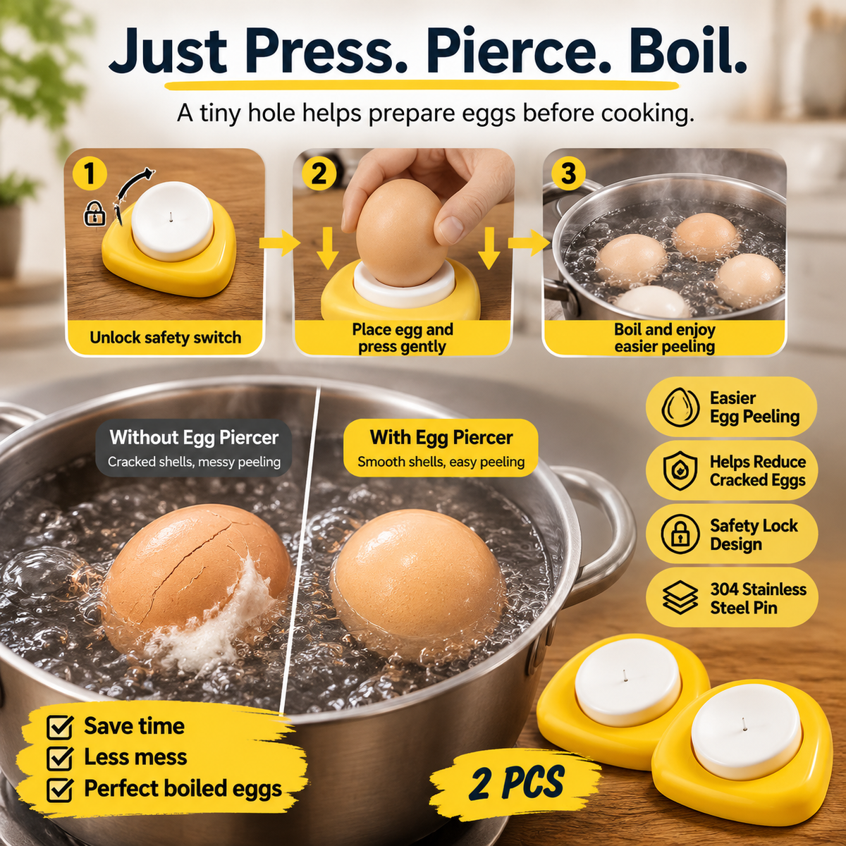 Easy Peel Egg Tool 💝