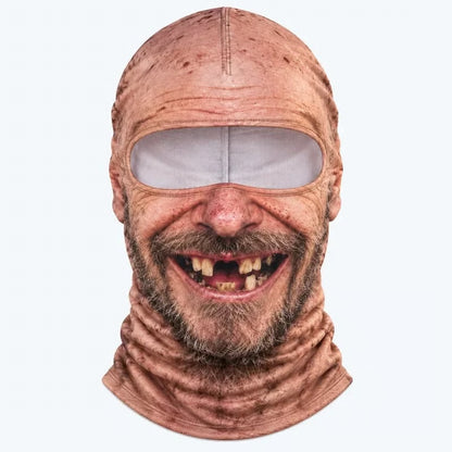 🔥Last Day Only＄9.99🔥Funny Ski Mask with Realistic Face – Funny Winter Party Gear for Outdoor Groups
