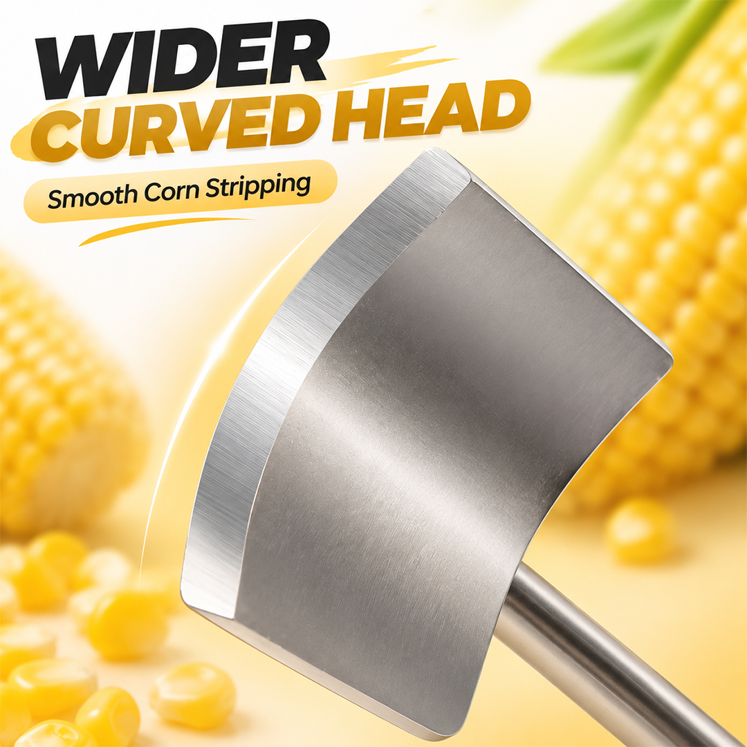 Stainless Steel Long Handle Corn Stripper Tool 💝