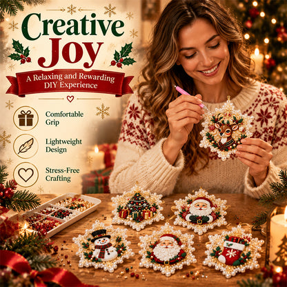 Celestona® 5D DIY Pearl Christmas Ornament Kit