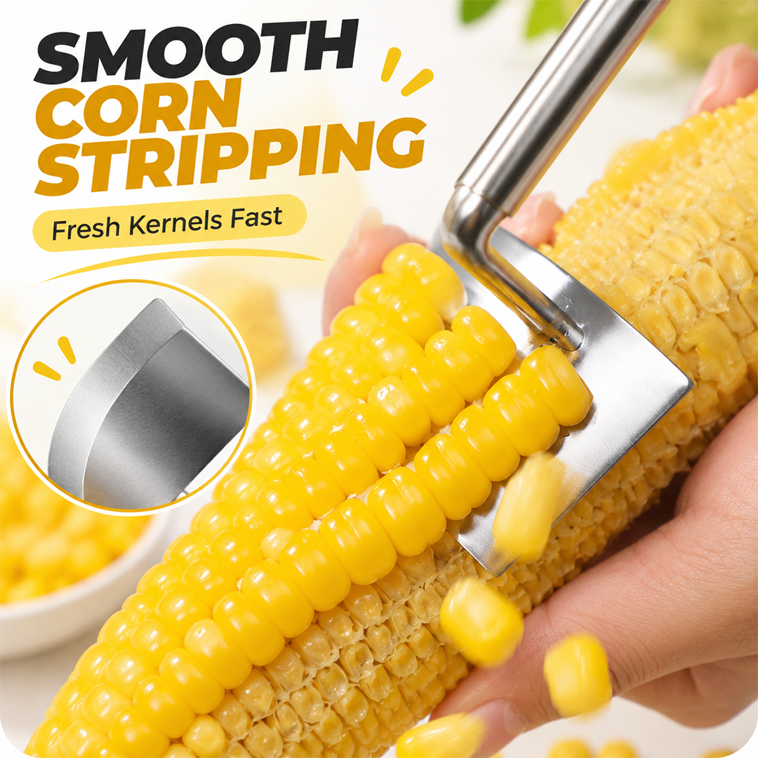 Stainless Steel Long Handle Corn Stripper Tool 💝