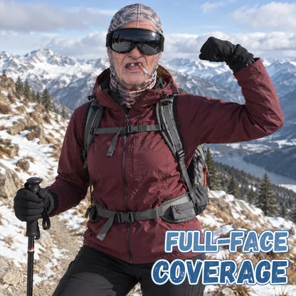 🔥Last Day Only＄9.99🔥Funny Ski Mask with Realistic Face – Funny Winter Party Gear for Outdoor Groups