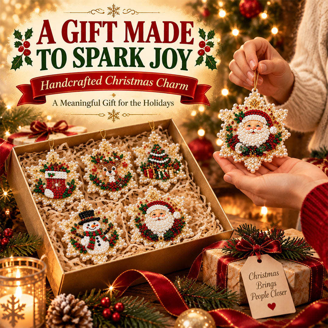 Celestona® 5D DIY Pearl Christmas Ornament Kit