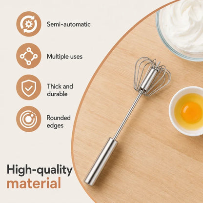 SpinWhisk Pro Semi-Automatic Press Whisk