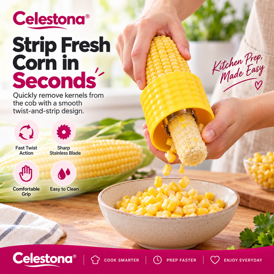 Celestona® CornEase Stainless Steel Corn Cutter