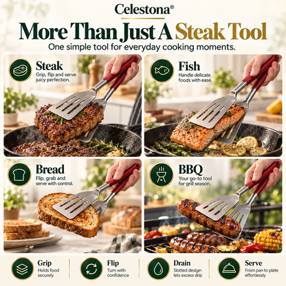 Celestona® GripFlip 3-in-1 Steak Clamp 💝