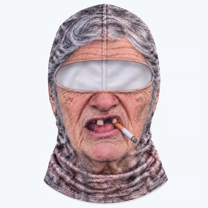 🔥Last Day Only＄9.99🔥Funny Ski Mask with Realistic Face – Funny Winter Party Gear for Outdoor Groups