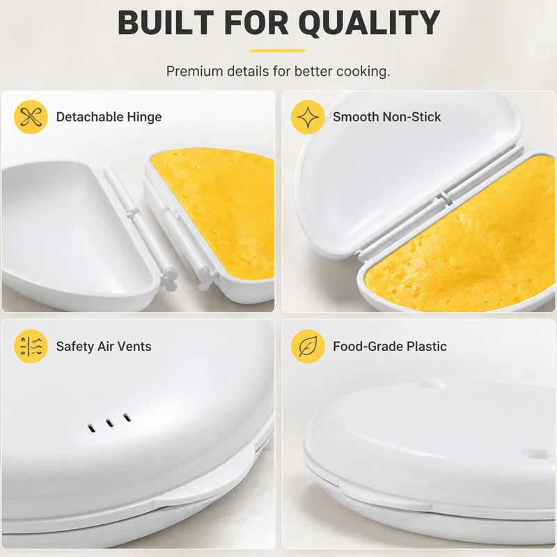 QuickEgg 2-In-1 Microwave Egg Maker